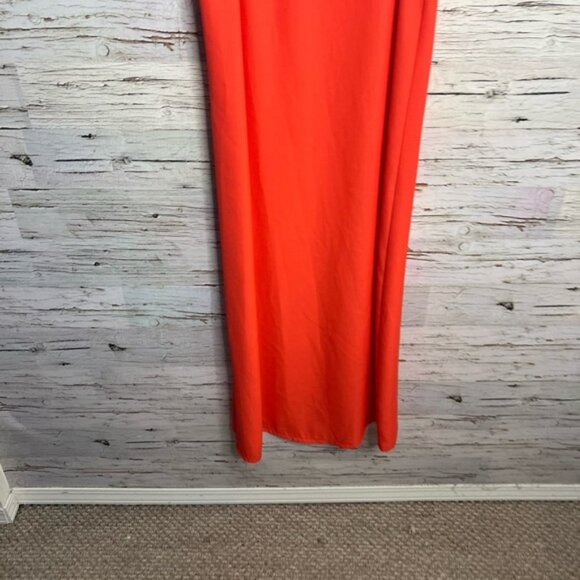 Bb Dakota orange white maxi dress size  medium - Picture 2 of 8